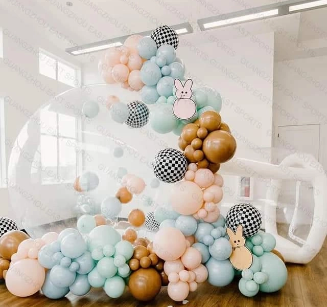 Bubble house gonflable + décoration