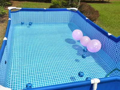 Piscine tubulaire semi rigide - 3mx2mx75cm