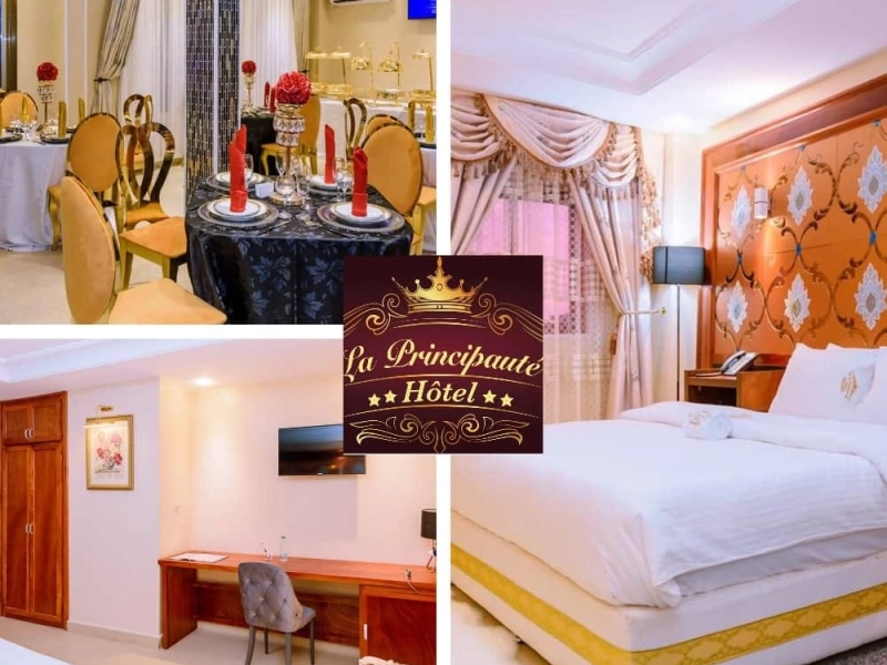 Chambre royale- Hôtel la principauté
