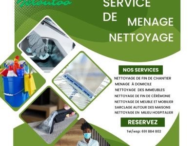 Service de nettoyage et entretien