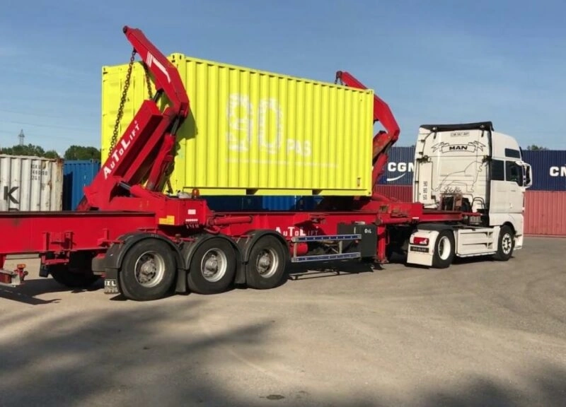 Location de Camion Remorque à Chargement Latéral pour conteneur