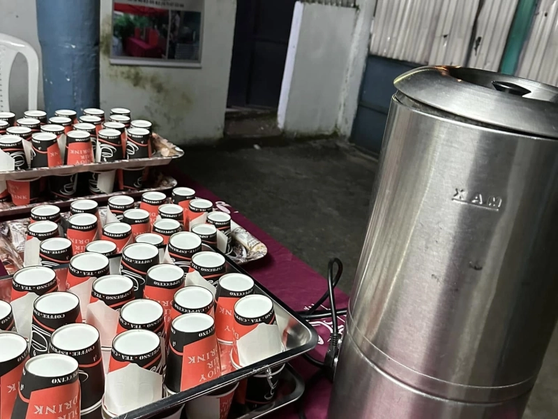 Service professionnel de café pour évènement