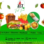 Black and Green Fast Food Promo Instagram Post