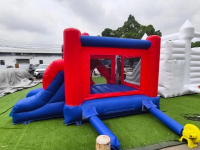 Château Gonflable avec Toboggan – SPIDER-MAN